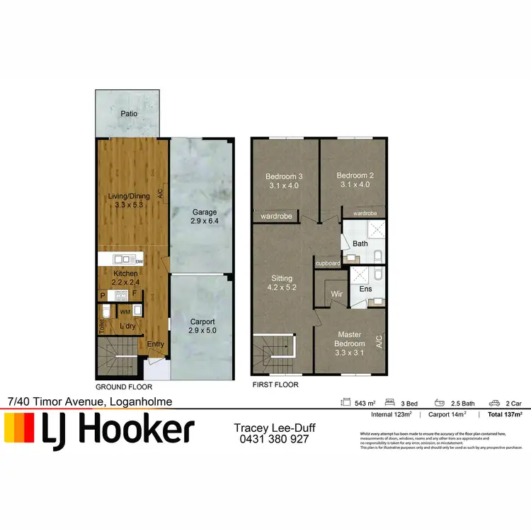 Floorplan of Homely townhouse listing, 7/40 TIMOR Avenue, Loganholme QLD 4129