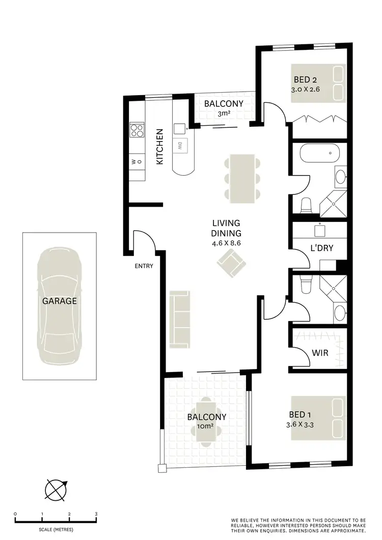 Floorplan of Homely apartment listing, C24/1 Buchanan Street, Balmain NSW 2041