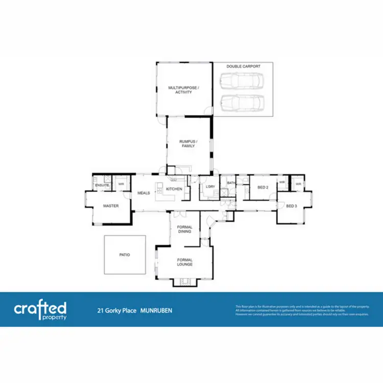 Floorplan of Homely house listing, 21 Gorky Place, Munruben QLD 4125