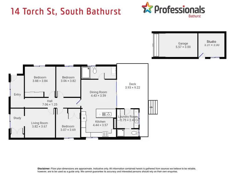Floorplan of Homely house listing, 14 Torch Street, South Bathurst NSW 2795
