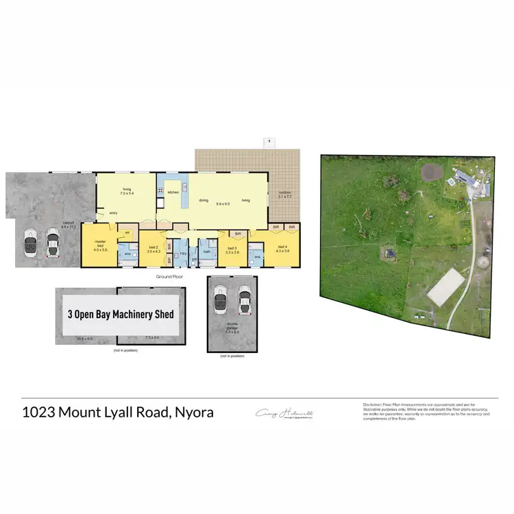 Floorplan of Homely rural property listing, 1023 Mount Lyall Road, Nyora VIC 3987