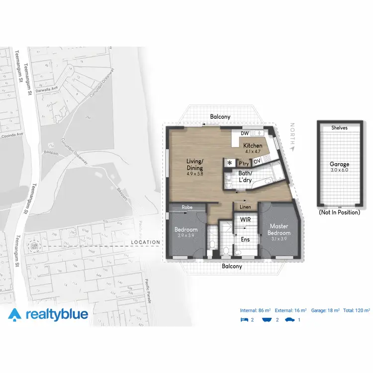 Floorplan of Homely apartment listing, 4/29 Teemangum Street, Tugun QLD 4224