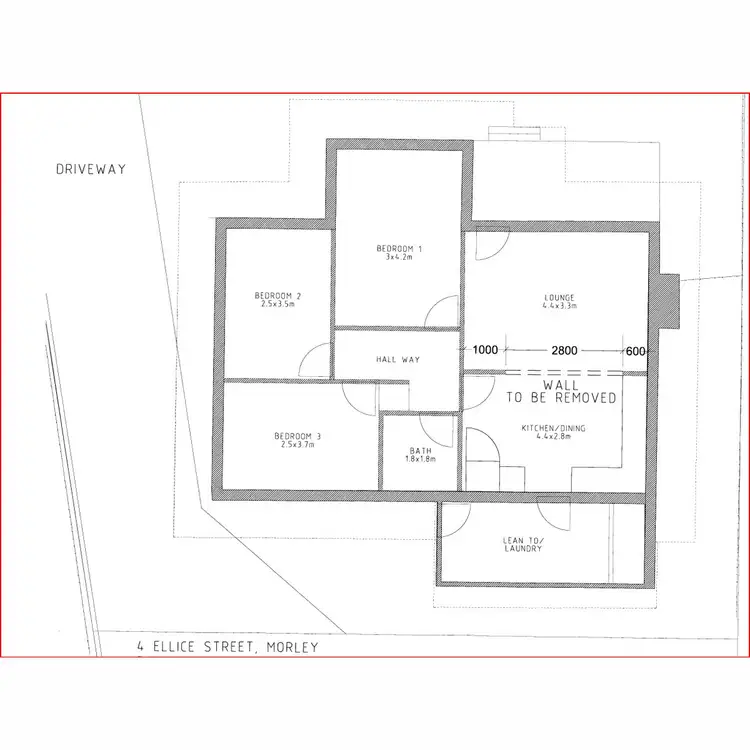 Floorplan of Homely house listing, 4 Ellice Street, Morley WA 6062