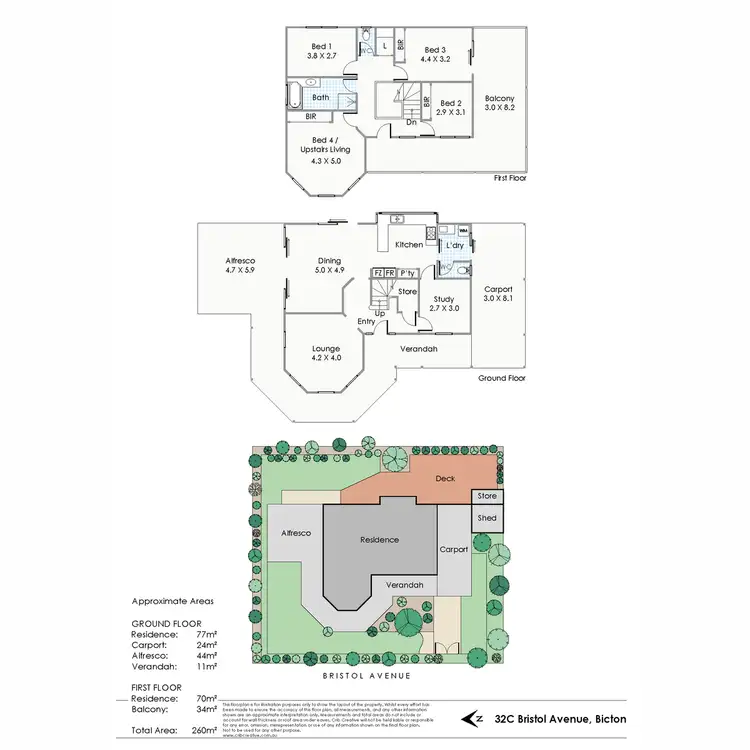 Floorplan of Homely house listing, 32C Bristol Avenue, Bicton WA 6157