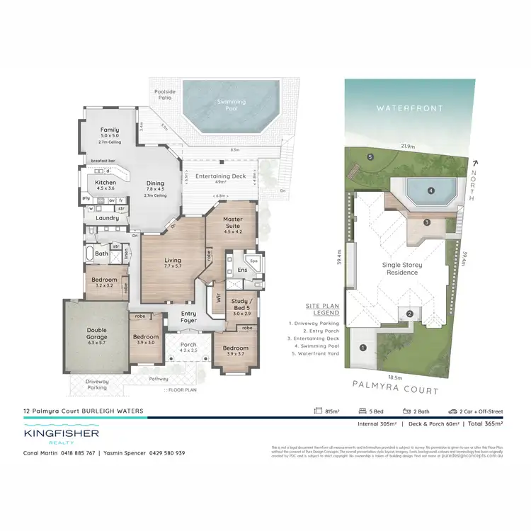Floorplan of Homely house listing, 12 Palmyra Court, Burleigh Waters QLD 4220