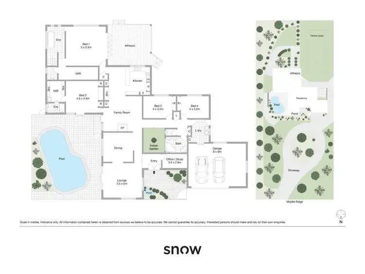Floorplan of Homely house listing, 18 Inadale Court, Middle Ridge QLD 4350