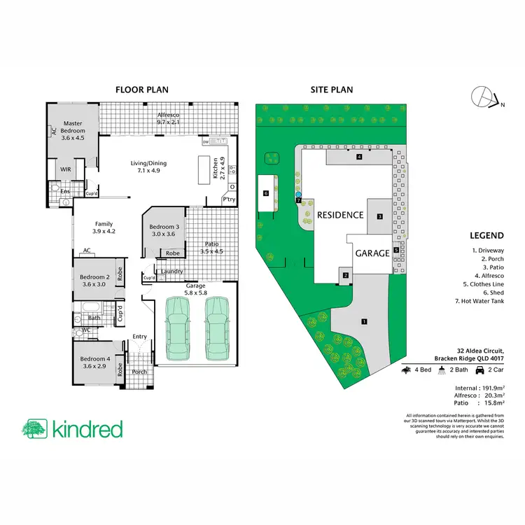 Floorplan of Homely house listing, 32 Aldea Circuit, Bracken Ridge QLD 4017
