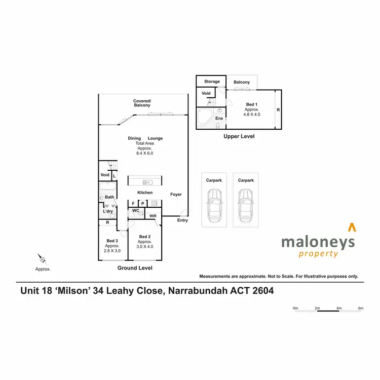 Floorplan of Homely apartment listing, 18/34 Leahy Close, Narrabundah ACT 2604