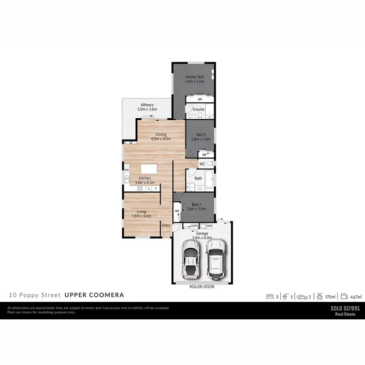 Floorplan of Homely house listing, 10 Poppy Street, Upper Coomera QLD 4209