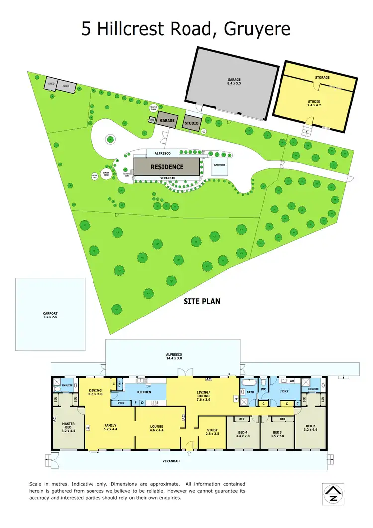 Floorplan of Homely house listing, 5 Hillcrest Road, Gruyere VIC 3770