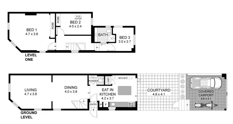 Floorplan of Homely terrace listing, 13 Victoria Avenue, Woollahra NSW 2025