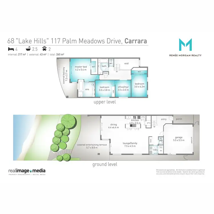 Floorplan of Homely house listing, 68/117 Palm Meadows Drive, Carrara QLD 4211