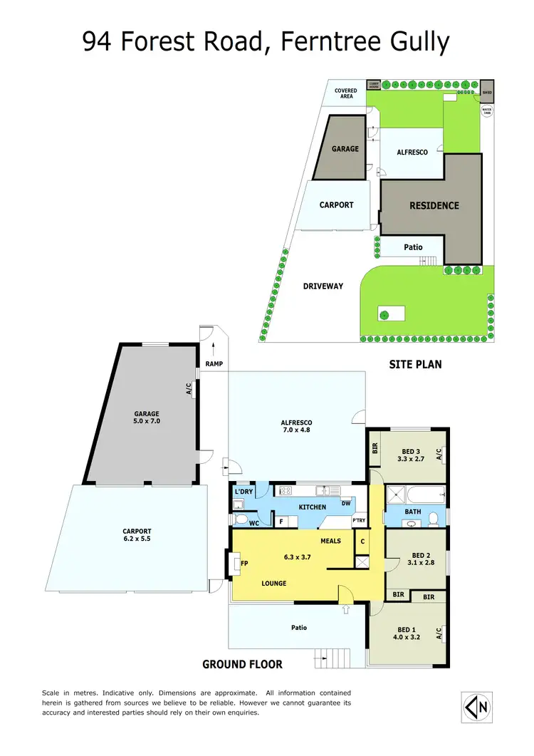 Floorplan of Homely house listing, 94 Forest Road, Ferntree Gully VIC 3156
