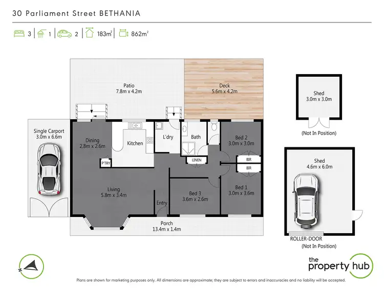 Floorplan of Homely house listing, 30 Parliament Street, Bethania QLD 4205