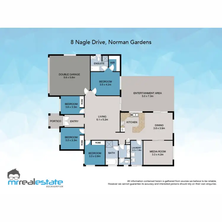 Floorplan of Homely house listing, 8 Nagle Drive, Norman Gardens QLD 4701