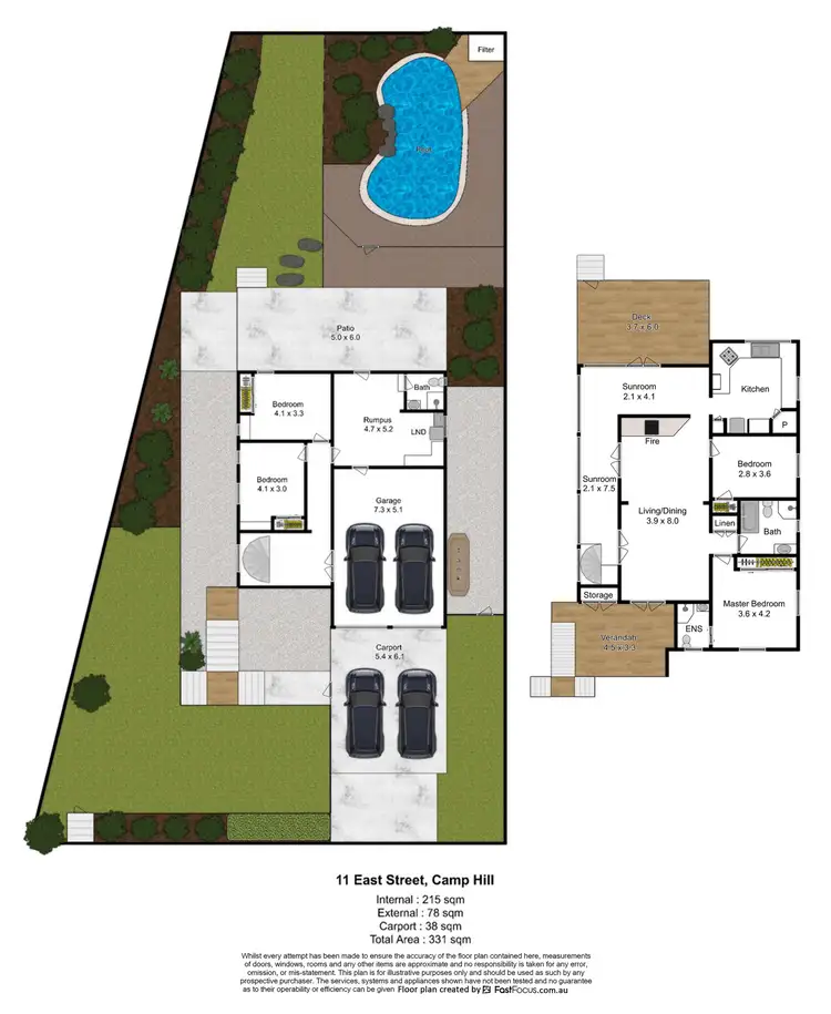 Floorplan of Homely house listing, 11 East Street, Camp Hill QLD 4152