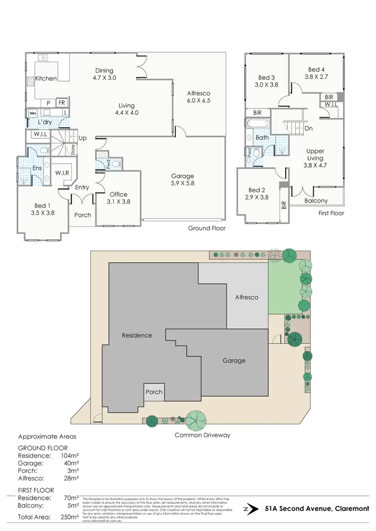 Floorplan of Homely house listing, 51a Second Avenue,, Claremont WA 6010