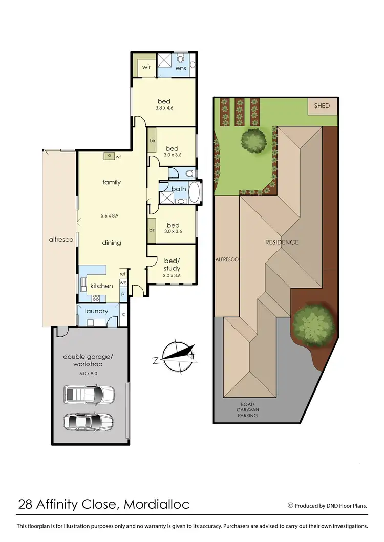Floorplan of Homely house listing, 28 Affinity Close, Mordialloc VIC 3195