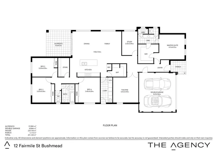 Floorplan of Homely house listing, 12 Fairmile Street, Bushmead WA 6055