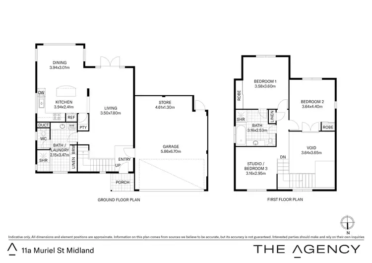 Floorplan of Homely house listing, 11A Muriel Street, Midland WA 6056