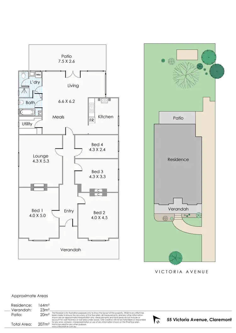 Floorplan of Homely house listing, 55 Victoria Avenue, Claremont WA 6010