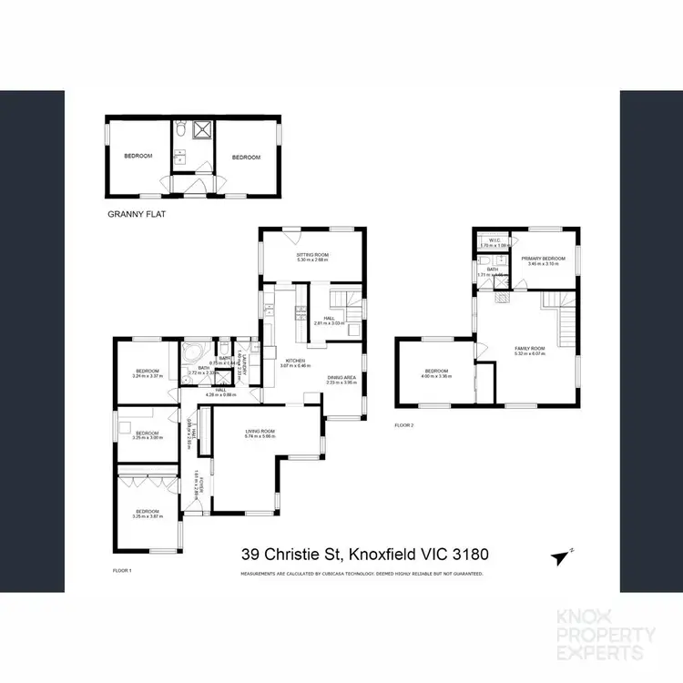 Floorplan of Homely house listing, 39 christie Street, Knoxfield VIC 3180
