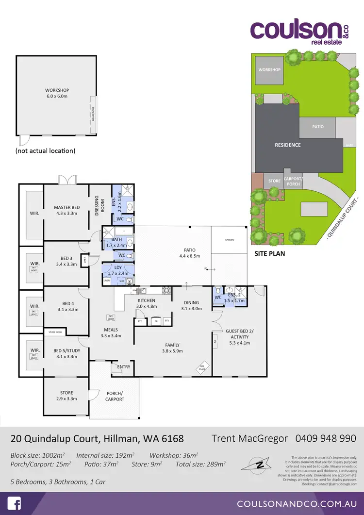 Floorplan of Homely house listing, 20 Quindalup Court, Hillman WA 6168
