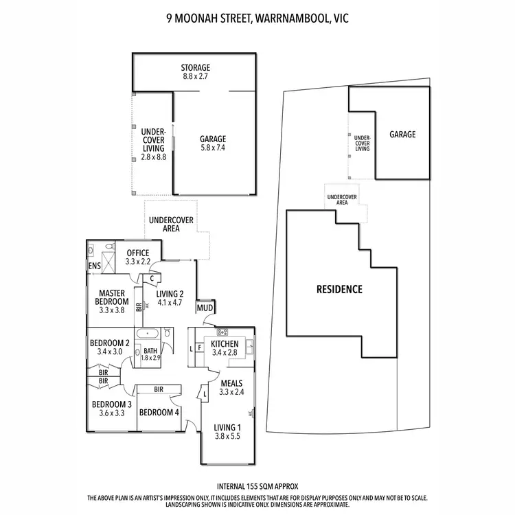 Floorplan of Homely house listing, 9 Moonah Street, Warrnambool VIC 3280
