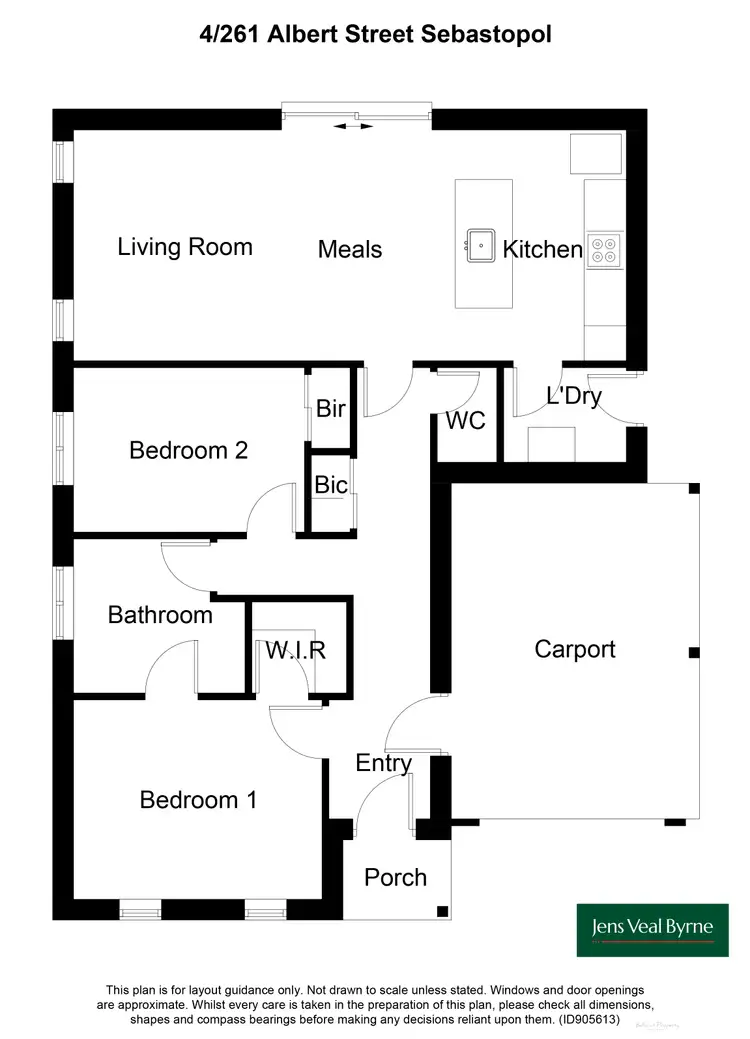 Floorplan of Homely townhouse listing, 4/261 Albert Street, Sebastopol VIC 3356