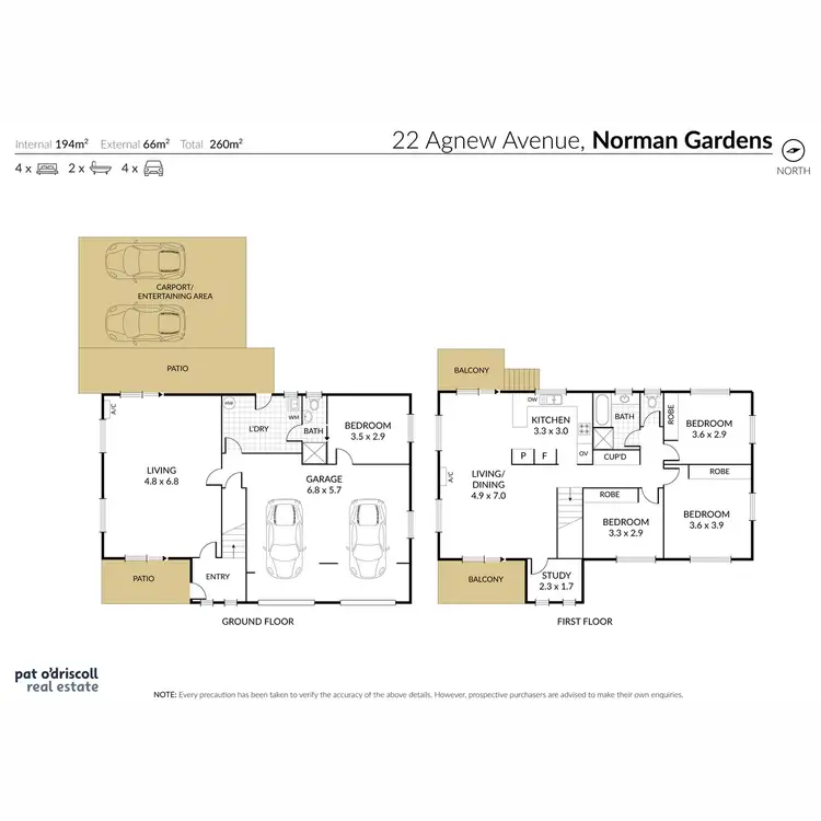 Floorplan of Homely house listing, 22 Agnew Avenue, Norman Gardens QLD 4701