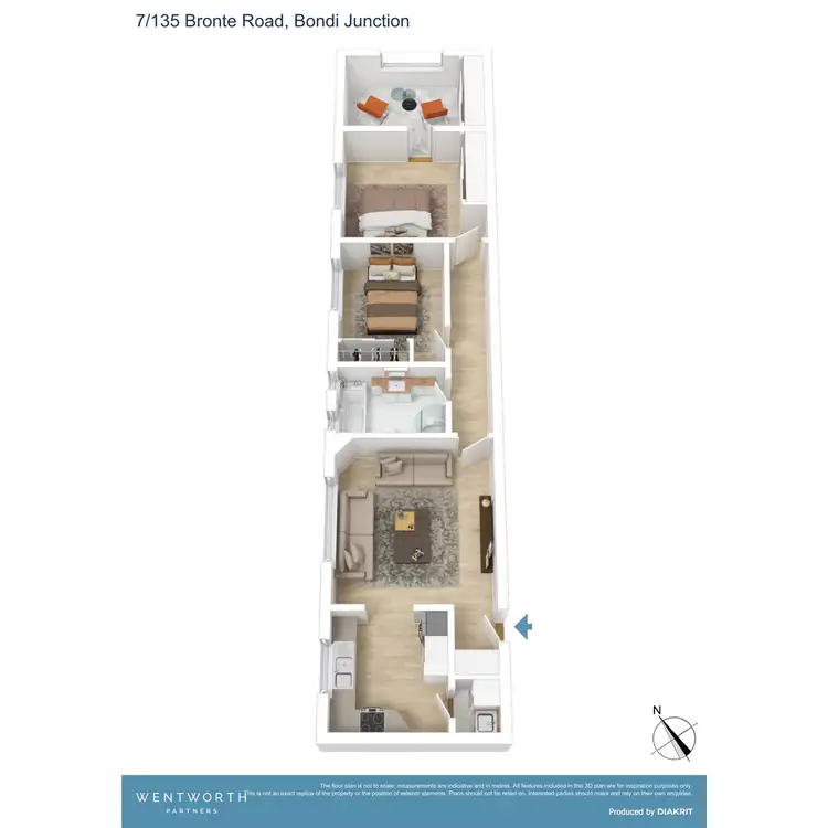 Floorplan of Homely apartment listing, 7/135 Bronte Road, Bondi Junction NSW 2022
