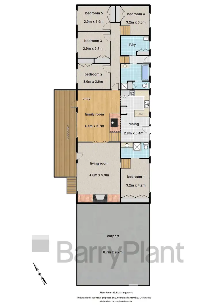 Floorplan of Homely house listing, 56 Lakeside Drive, Emerald VIC 3782