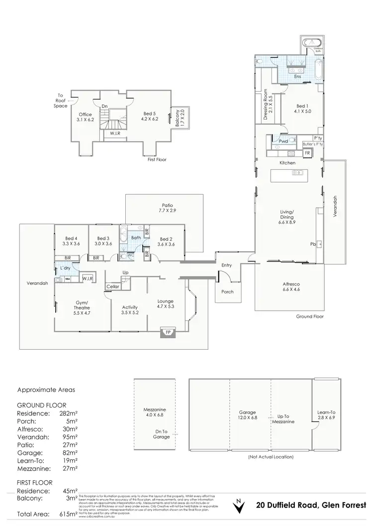 Floorplan of Homely house listing, 20 Duffield Road, Glen Forrest WA 6071