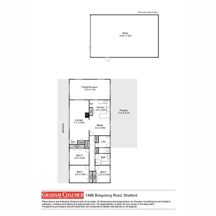 Floorplan of Homely house listing, 146B Briagolong Road, Stratford VIC 3862