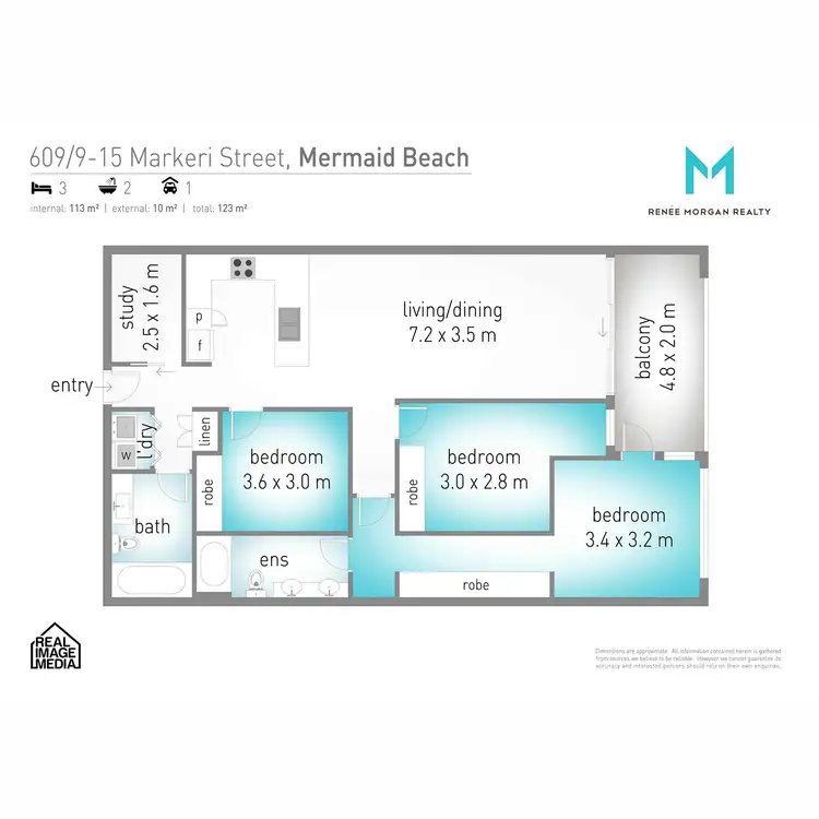 Floorplan of Homely unit listing, 609/9-15 Markeri Street, Mermaid Beach QLD 4218