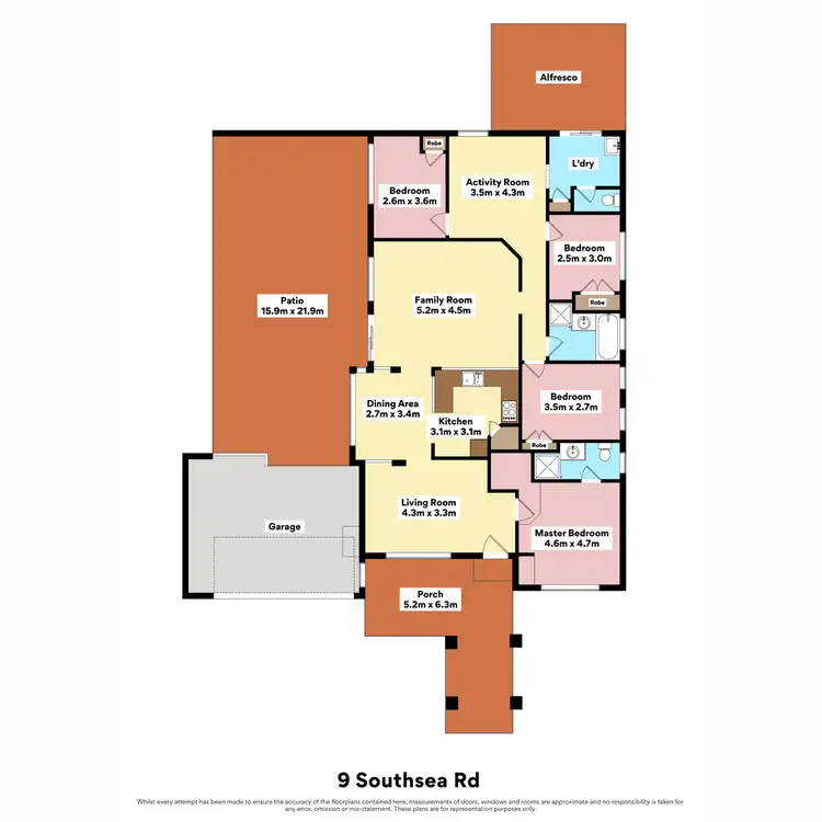 Floorplan of Homely house listing, 9 Southsea Road, Quinns Rocks WA 6030
