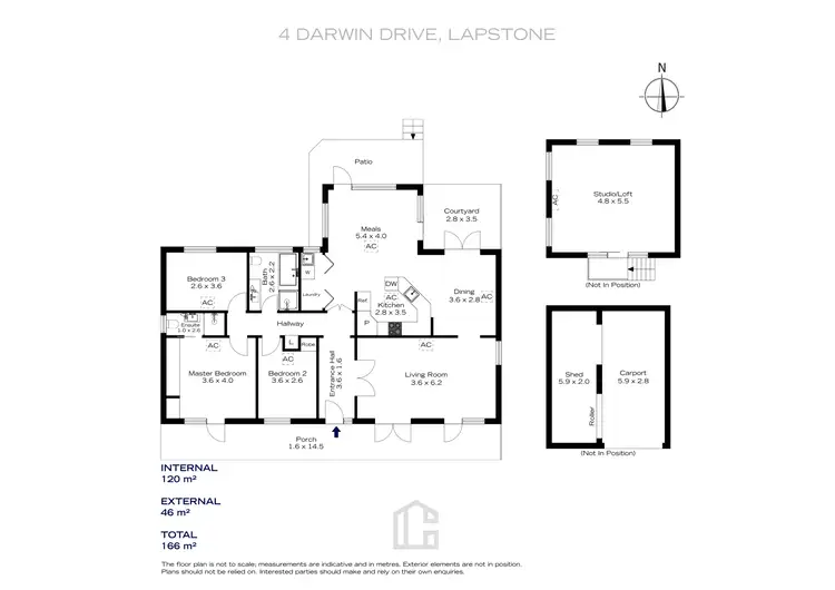 Floorplan of Homely house listing, 4 Darwin Drive, Lapstone NSW 2773