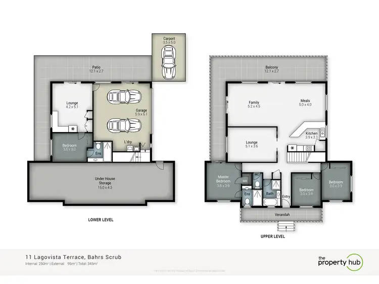 Floorplan of Homely house listing, 11 Lagovista Tce, Bahrs Scrub QLD 4207