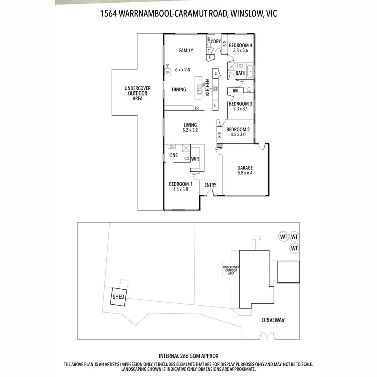Floorplan of Homely house listing, 1564 Warrnambool-Caramut Road, Winslow VIC 3281