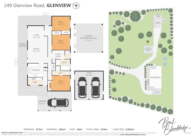 Floorplan of Homely house listing, 249 Glenview Road, Glenview QLD 4553