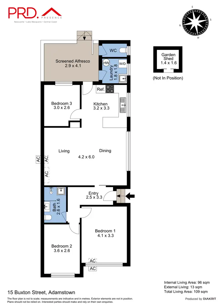 Floorplan of Homely house listing, 15 Buxton Street, Adamstown NSW 2289