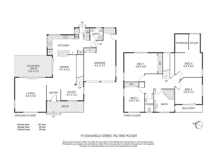 Floorplan of Homely house listing, 19 Donatello Street, Fig Tree Pocket QLD 4069