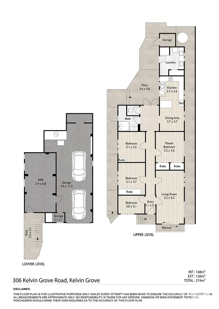 Floorplan of Homely house listing, 306 Kelvin Grove Road, Kelvin Grove QLD 4059