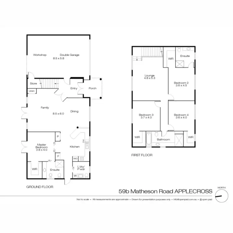 Floorplan of Homely house listing, 59B Matheson Road, Applecross WA 6153