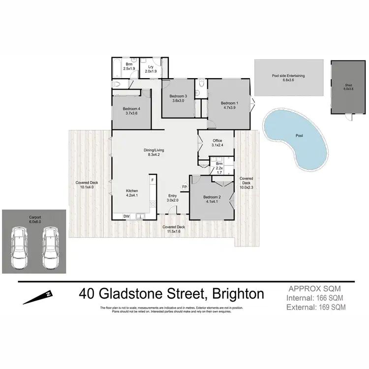 Floorplan of Homely house listing, 40 Gladstone Street, Brighton QLD 4017