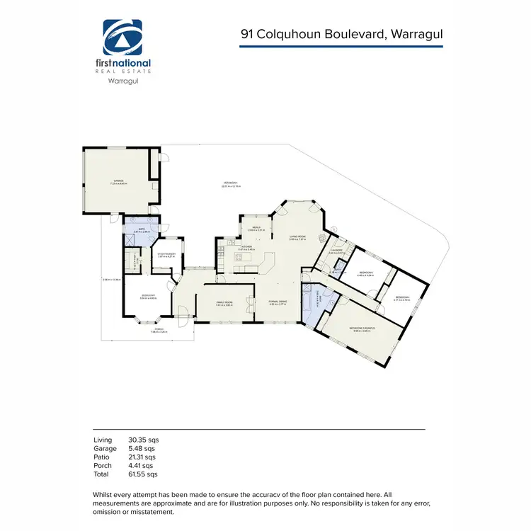 Floorplan of Homely rural property listing, 91 Colquhoun Boulevard, Warragul VIC 3820