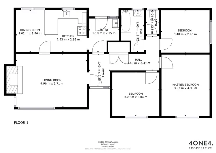 Floorplan of Homely house listing, 29 Hudson Crescent, Glenorchy TAS 7010