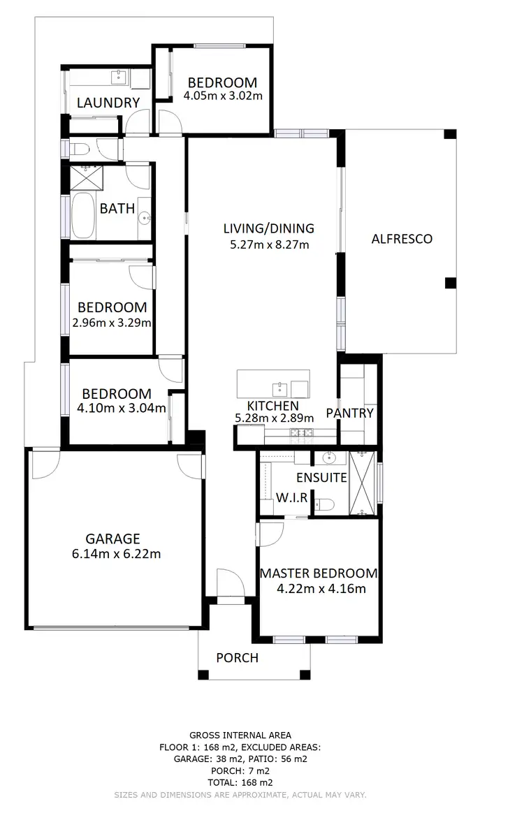 Floorplan of Homely house listing, 15 Queensberry Road, Leneva VIC 3691