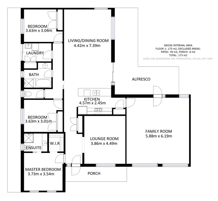 Floorplan of Homely house listing, 4 Whistler Concourse, Bandiana VIC 3691