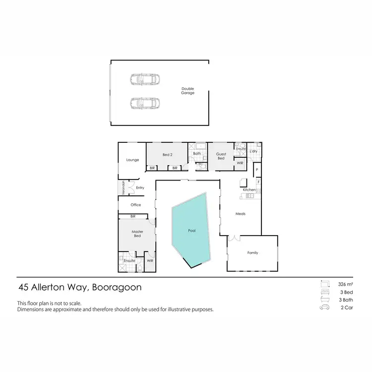 Floorplan of Homely house listing, 45 Allerton Way, Booragoon WA 6154